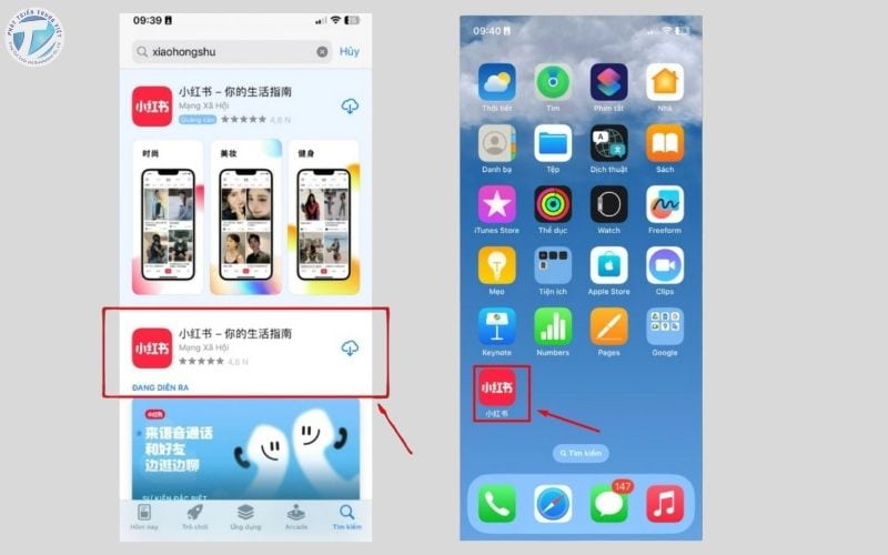 Tải Xiaohongshu trên IOS bước 3